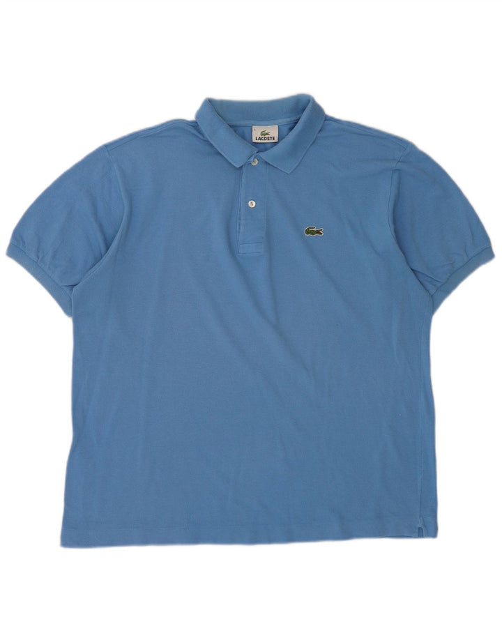 Ανδρικό μπλουζάκι πόλο Lacoste, μέγεθος 5, μεγάλο μπλε βαμβακερό