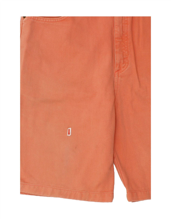 LEE Womens Carmel Denim Shorts W33 Medium Orange Cotton Vintage Lee and Second-Hand Lee from Messina Hembry 