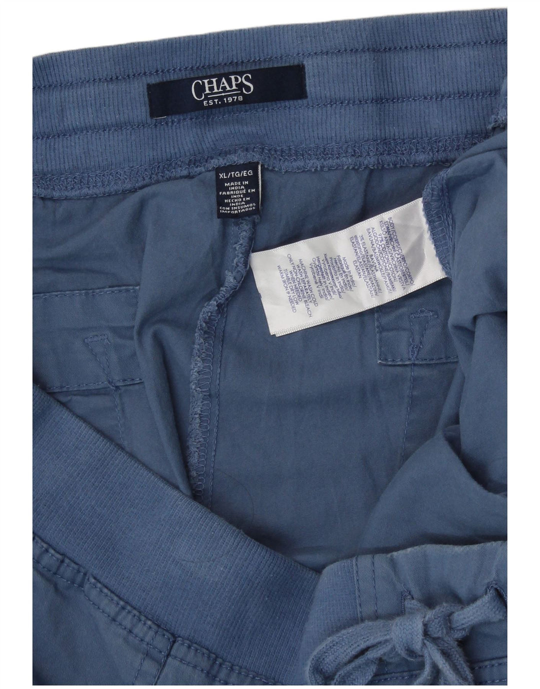 Chaps Γυναικεία φόρμα Capri Παντελόνι UK 18 XL Μπλε βαμβακερό