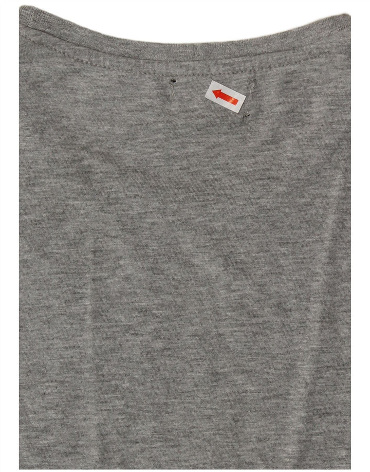 KAPPA Γυναικείο T-Shirt Top UK 18 XL Γκρι βαμβακερό