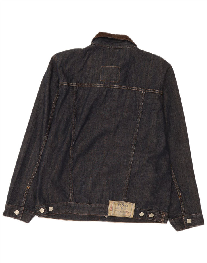 Polo Ralph Lauren Boys Τζιν μπουφάν 15-16 ετών XL Navy Blue Cotton