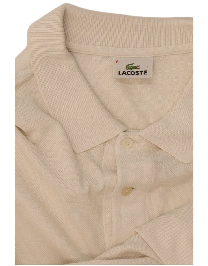 Ανδρικό πουκάμισο πόλο Lacoste 6 XL Λευκό