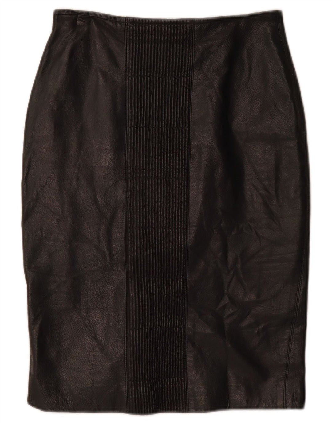 Γυναικεία Δερμάτινη Φούστα VNTAGE W26 Μικρή Μαύρη