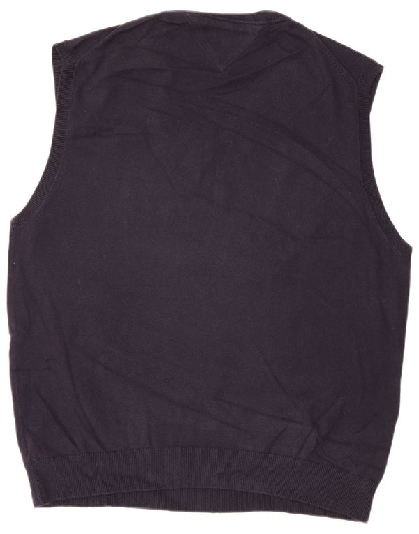 TOMMY HILFIGER Ανδρικό γιλέκο Tank Top XL Navy Blue Cotton