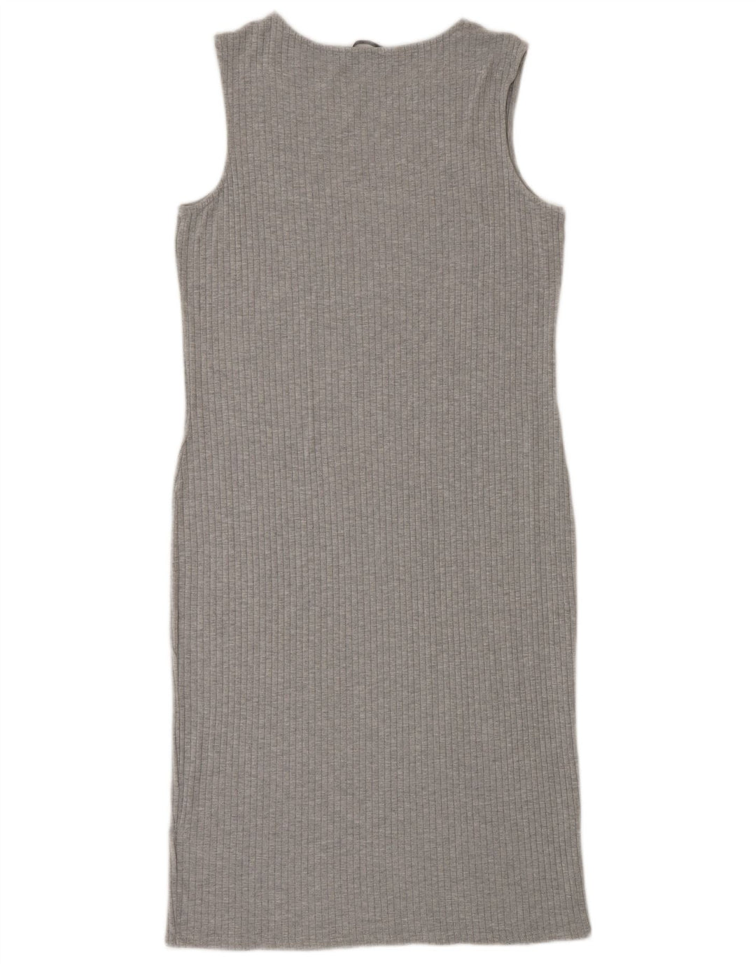 Marks & Spencer Γυναικείο Αμάνικο Bodycon Φόρεμα UK 12 Μεσαίο γκρι βισκόζη