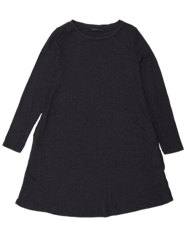 Marks & Spencer Γυναικείο φόρεμα Jumper UK 10 Small Grey Polyester