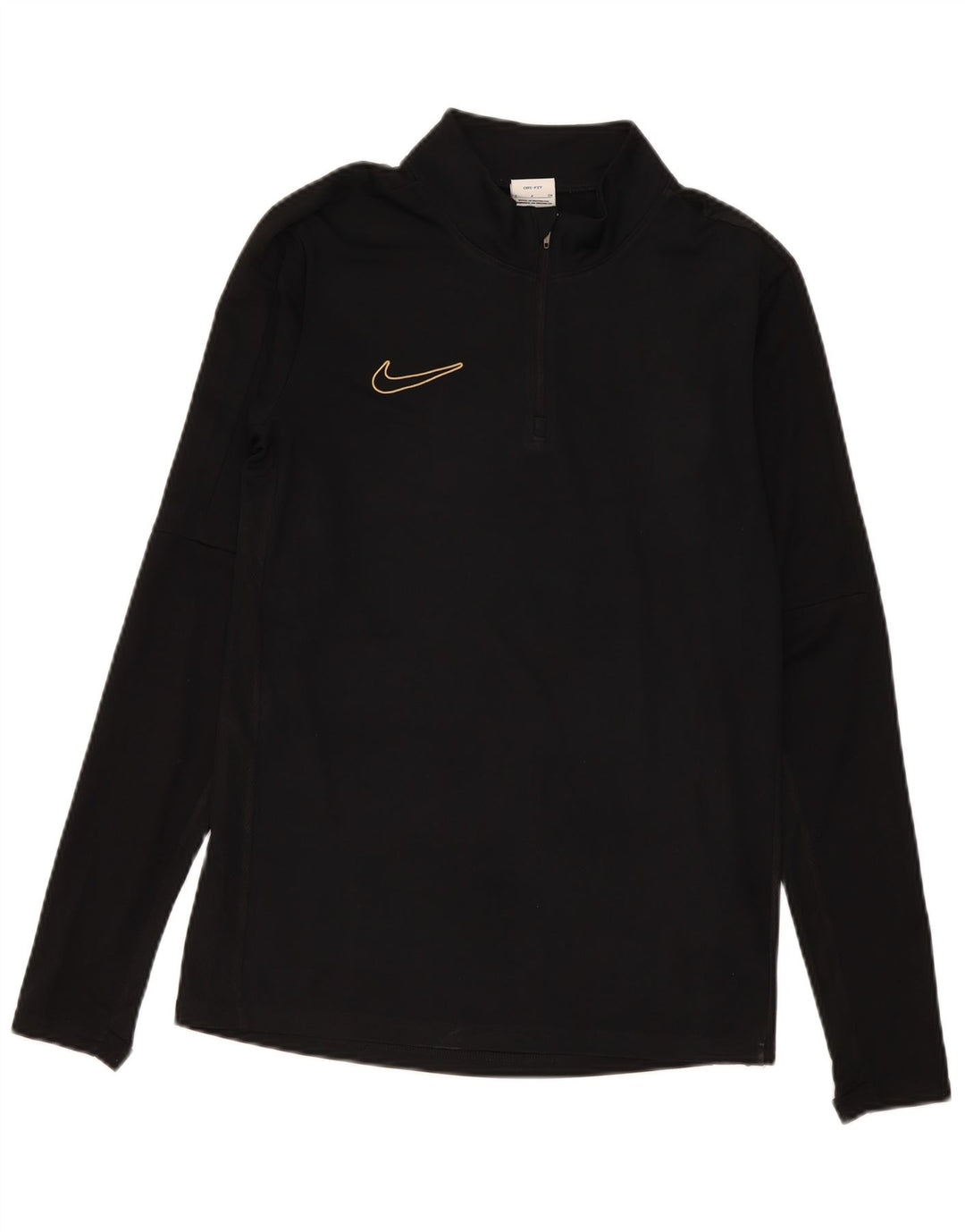 Ανδρική φόρμα πουλόβερ με φερμουάρ Nike Dri Fit Top Small Black Polyester