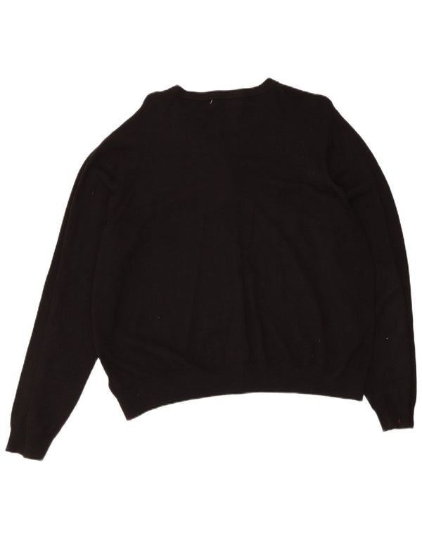 Marks & Spencer Γυναικεία ζακέτα πουλόβερ UK 22 3XL Μαύρη βισκόζη