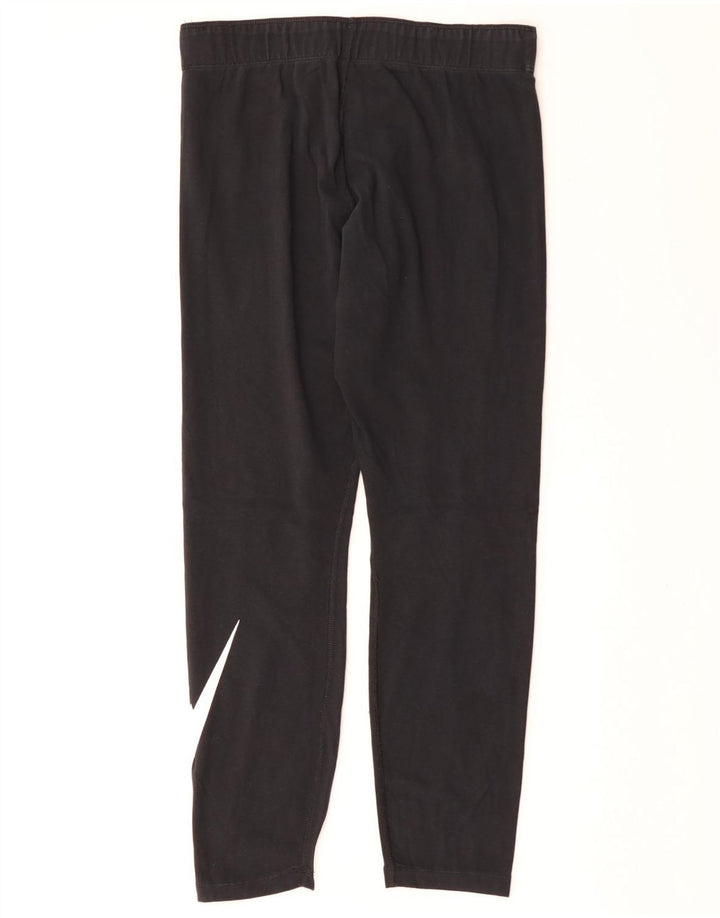 Γυναικείο γραφικό κολάν NIKE UK 14 Μεσαίο μαύρο βαμβακερό