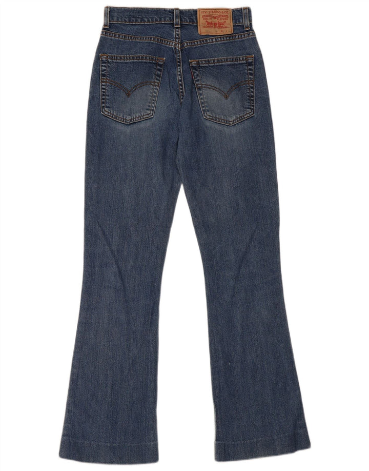 Levi's Womens 525 Bootcut Jeans W28 L30 Blue Cotton