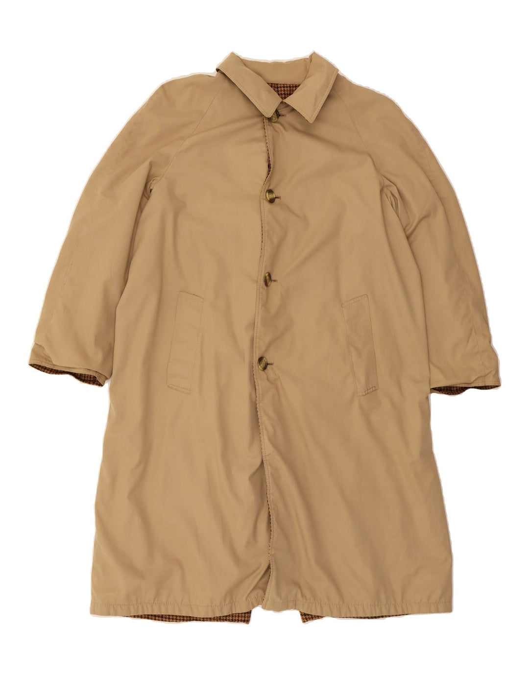 TREND IN TREVIRA Ανδρικό αναστρέψιμο πανωφόρι UK 38 Medium Beige Polyester
