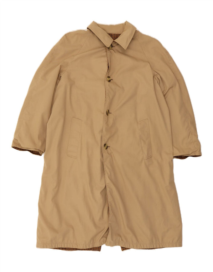 TREND IN TREVIRA Ανδρικό αναστρέψιμο πανωφόρι UK 38 Medium Beige Polyester