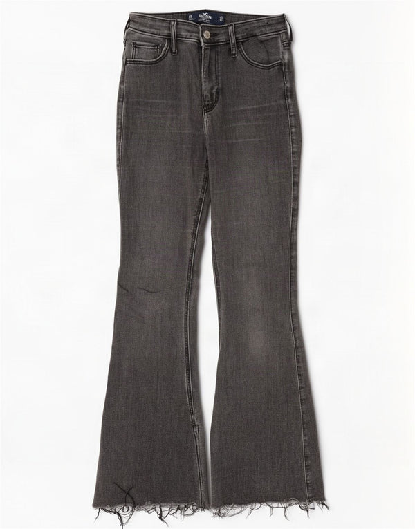 Hollister γυναικείο ψηλό ψηλό τζιν US 3 XS W26 L31 Γκρι βαμβακερό