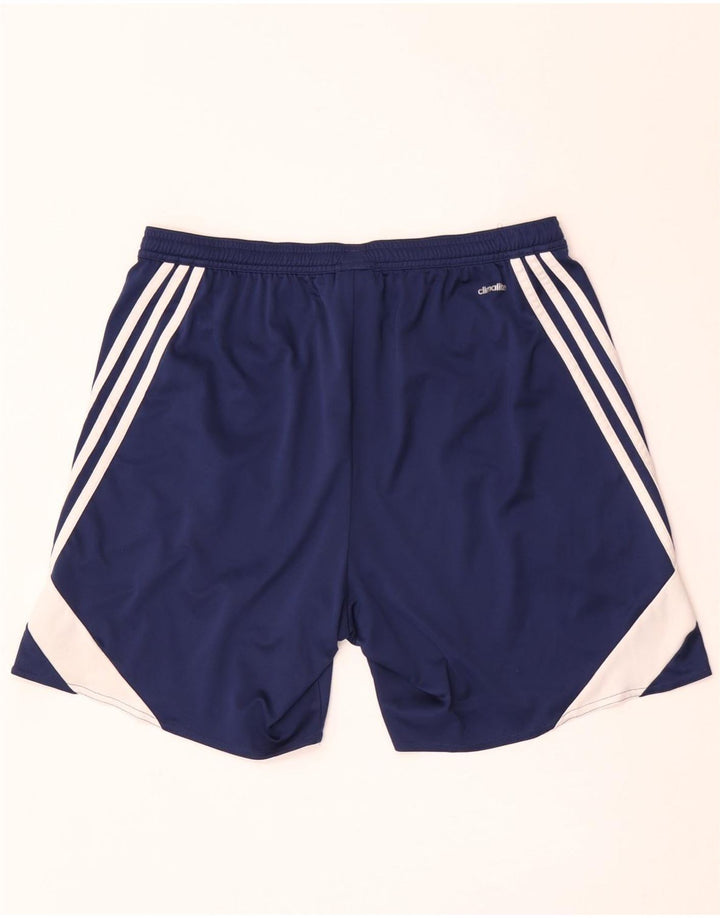 Ανδρικό αθλητικό σορτς Adidas Climalite Μεγάλο μπλε ναυτικό πολύχρωμο πολυεστέρα