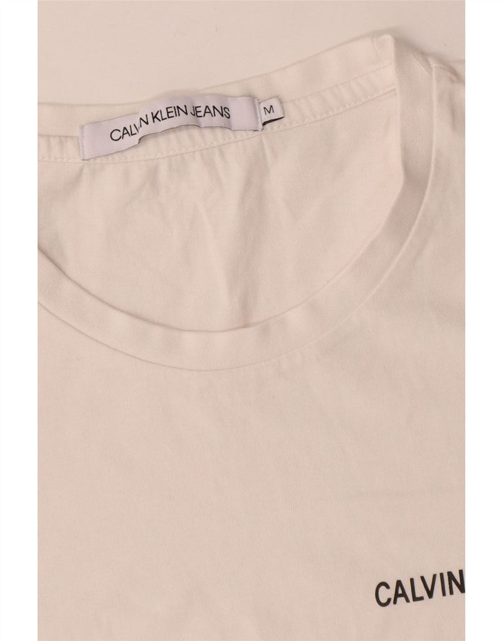 Calvin Klein Jeans Ανδρικό T-Shirt Top Medium White
