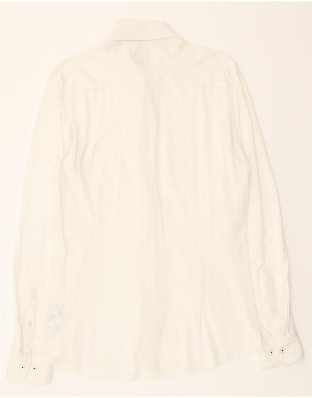 JOOP Mens Extra Slim Fit Shirt Size 39 15 1/2 Medium White Cotton Vintage Joop and Second-Hand Joop from Messina Hembry 