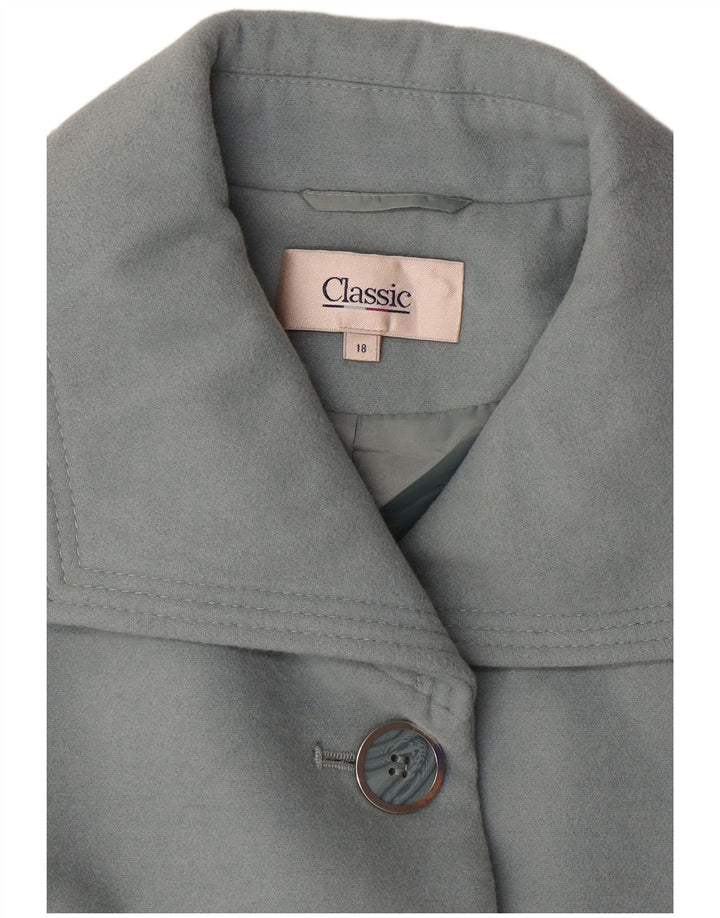 CLASSIC Γυναικείο μπουφάν blazer UK 18 XL μπλε πολυεστέρα