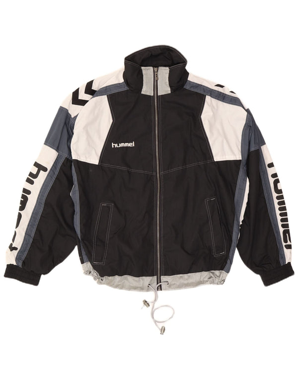 Ανδρική φόρμα Hummel Graphic Top Jacket XL Black Colourblock Polyester