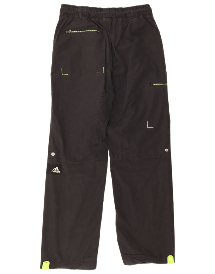 Ανδρικό ίσιο παντελόνι Cargo Adidas Small W28 L32 Μαύρο πολυεστέρα