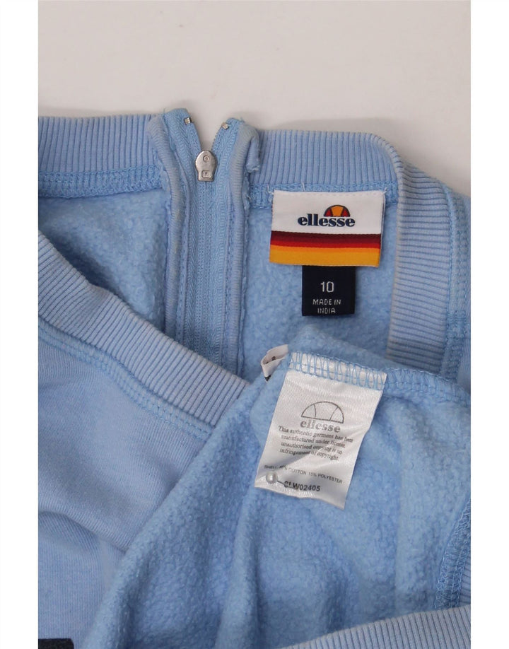 Γυναικείο γραφικό υπερμεγέθη φούτερ Ellesse UK 10 Small μπλε βαμβακερό
