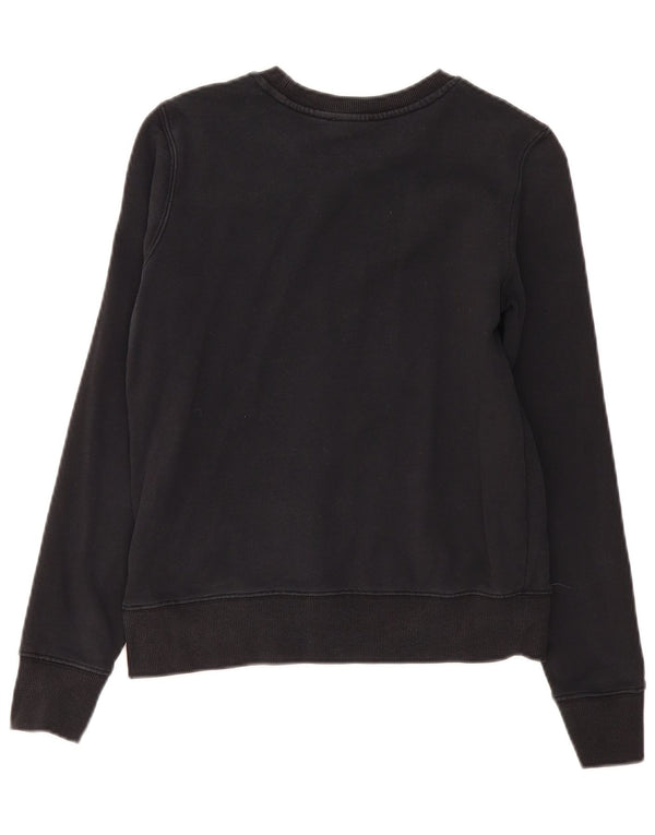 Γυναικείο γραφικό φούτερ Calvin Klein Jeans Jumper UK 10 Small Black