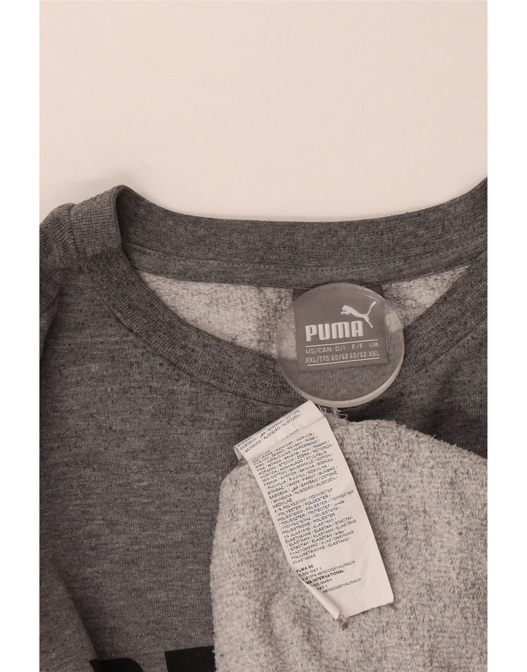 Ανδρικό γραφικό φούτερ PUMA Jumper 2XL Γκρι βαμβακερό