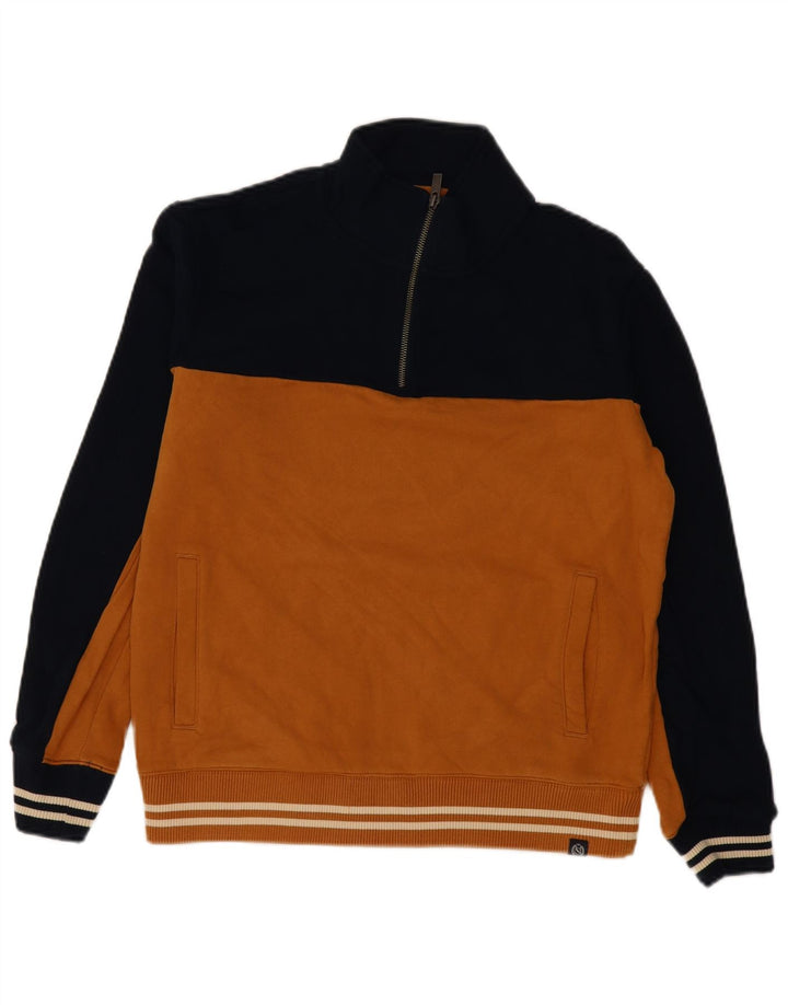 Ανδρικό φούτερ με φερμουάρ Marks & Spencer, Jumper με μεγάλο κίτρινο χρώμα