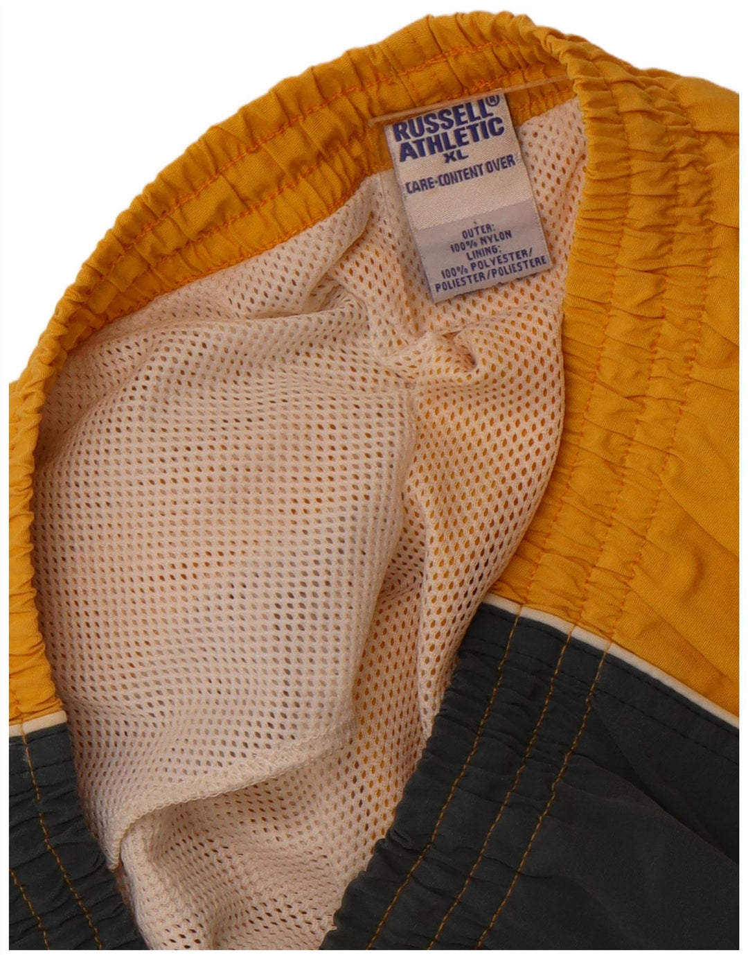 Ανδρικό σορτς κολύμβησης RUSSELL ATHLETIC XL κίτρινο νάιλον