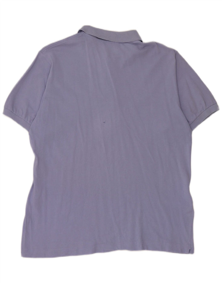 Ανδρικό πουκάμισο πόλο Lacoste, μέγεθος 6 XL, μπλε βαμβακερό