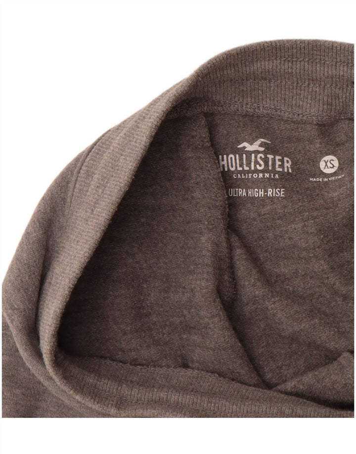 HOLLISTER Γυναικεία φόρμα αθλητικής φόρμας γραφικά Joggers UK 4 XS γκρι βαμβακερό
