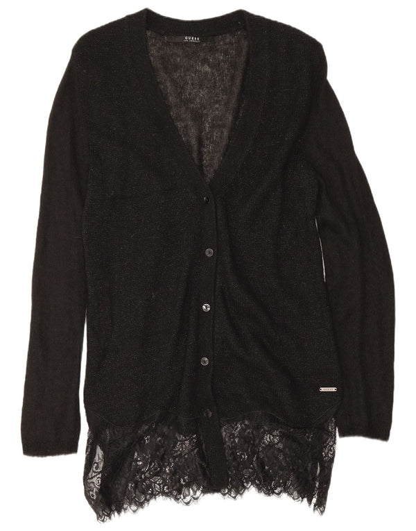 Guess Γυναικείο πουλόβερ Longline Cardigan UK 10 Small Black Flecked