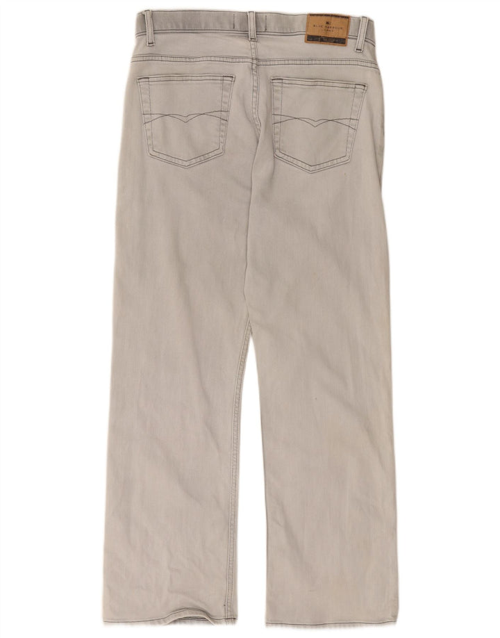 Marks & Spencer Ανδρικό Τζιν Μπλε Harbor Straight W34 L29 Γκρι βαμβακερό