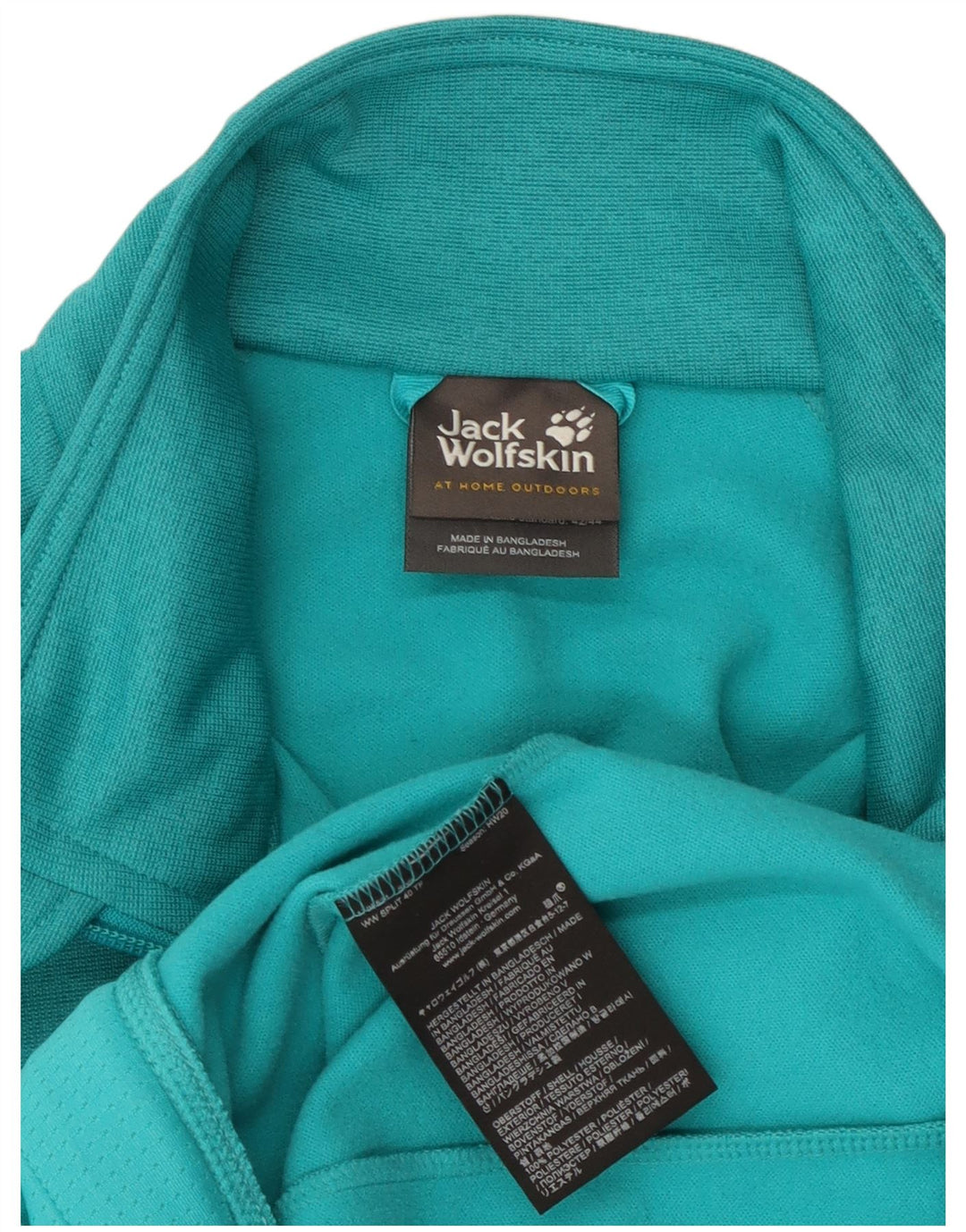 Jack Wolfskin Γυναικεία αθλητική φόρμα Top Jacket UK 14/16 Large Turquoise