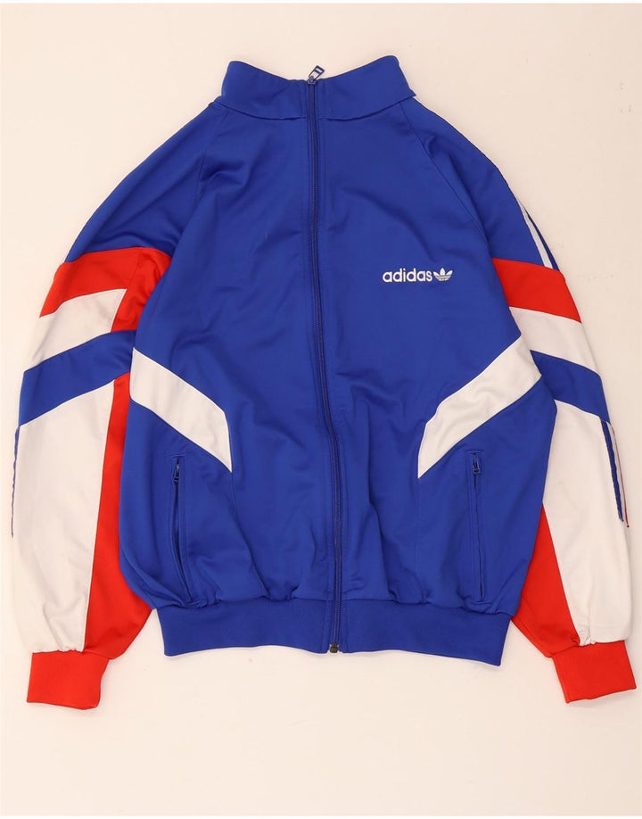 Ανδρική φόρμα Adidas Top Jacket Small Blue Colourblock Polyester