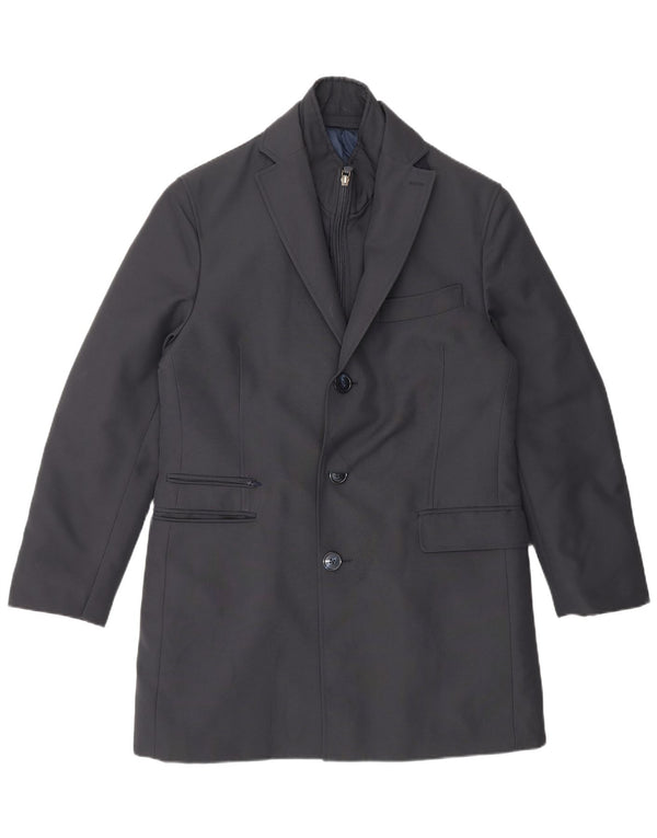 Angelico Ανδρικό Longline Jacket Blazer IT 46 Small Navy Blue