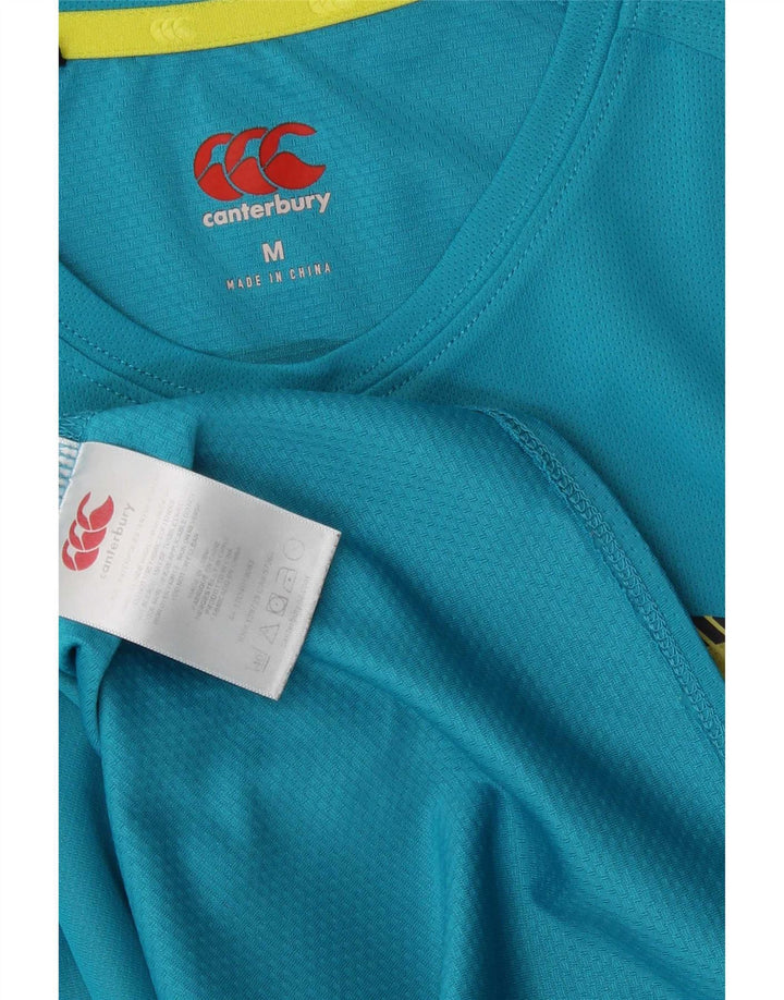 Ανδρικό γραφικό T-Shirt Canterbury Top Medium Blue Polyester
