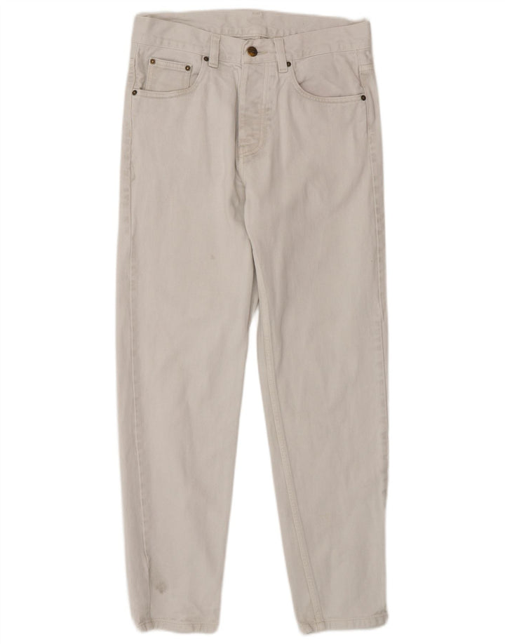 Ανδρικό Slim Jeans Carhartt W28 L28 Λευκό βαμβακερό