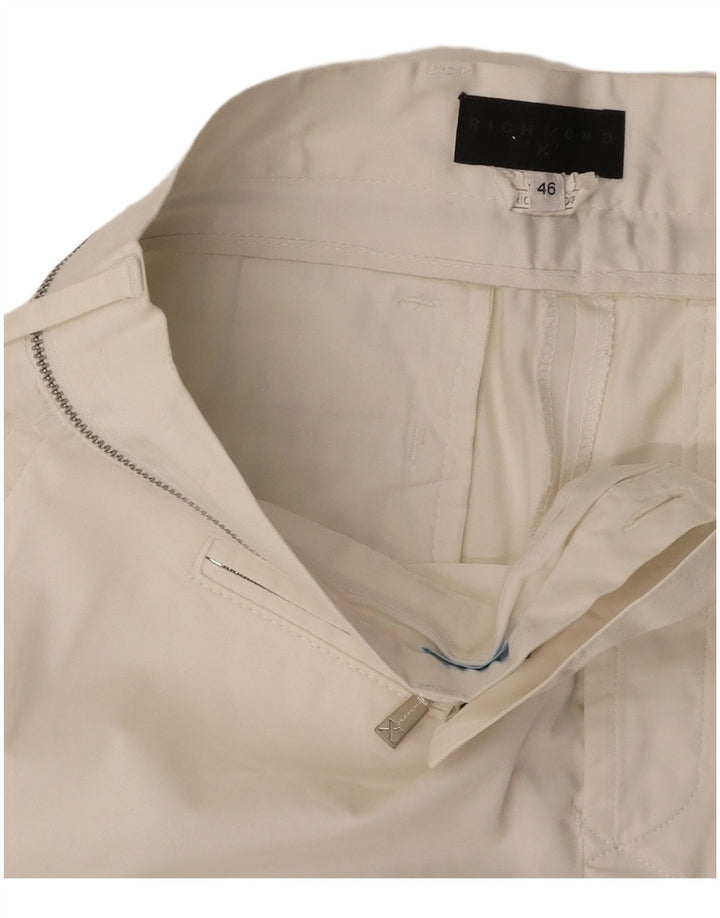 Γυναικείο ίσιο καθημερινό παντελόνι RICHMOND IT 46 Large W32 L31 Λευκό