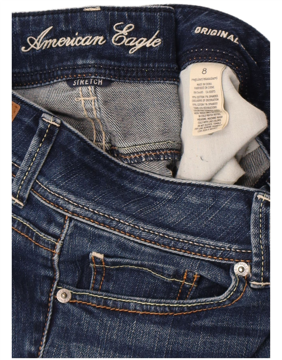 American Eagle Bootcut Jeans US 8 Medium W32 L32 Μπλε βαμβακερό