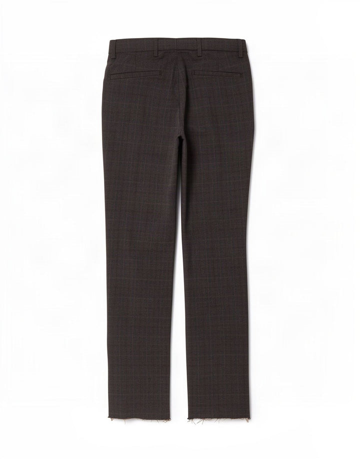 Ανδρικό παντελόνι Chino Marks & Spencer W30 L33 Brown Check Polyester