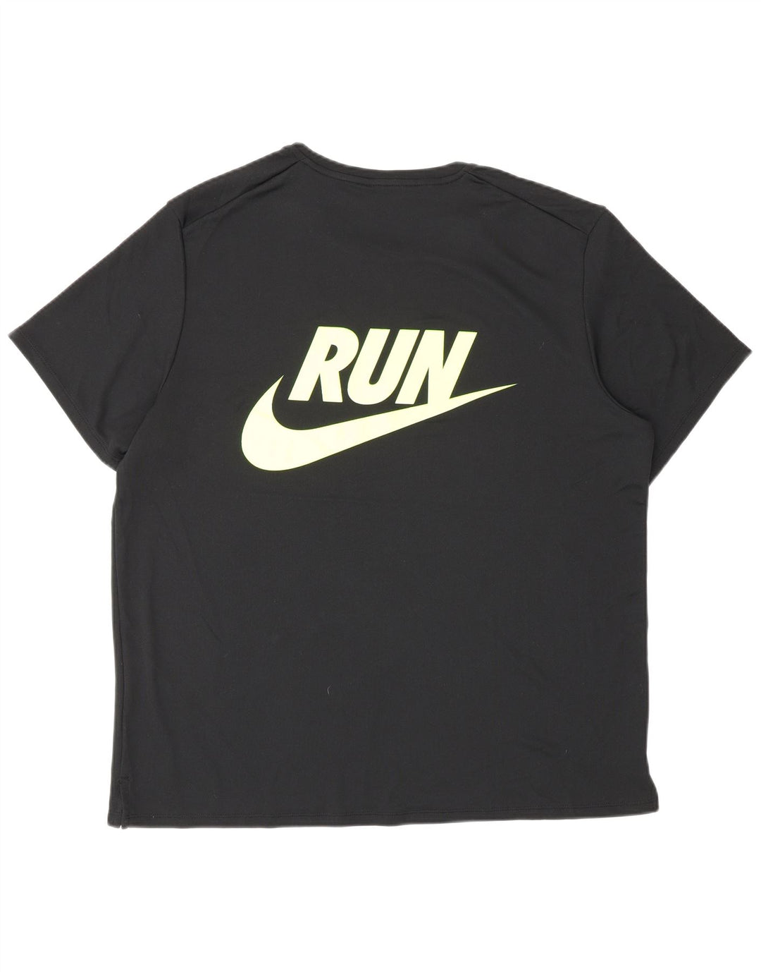 Ανδρικό γραφικό μπλουζάκι Nike Dri Fit, μαύρο πολυεστέρα