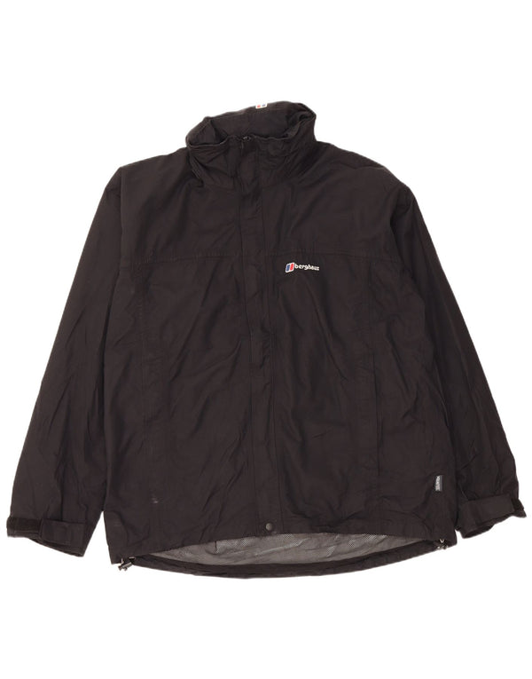 Berghaus Ανδρικό μπουφάν βροχής με κουκούλα UK 42 XL μαύρο νάιλον