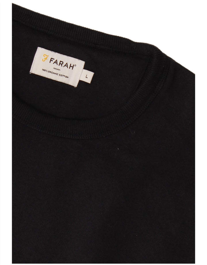 Farah Ανδρικό Φούτερ Jumper Μεγάλο Ναυτικό Βαμβακερό