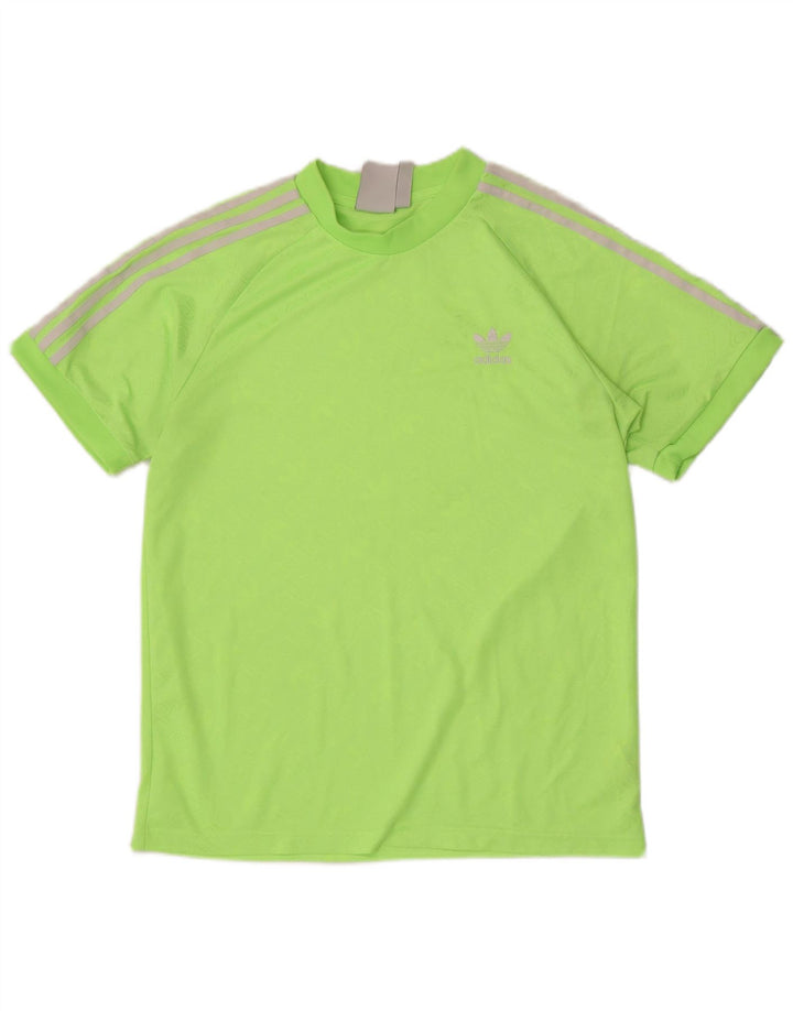 Ανδρικό γραφικό T-Shirt Adidas Top μεσαίο πράσινο πολυεστέρας