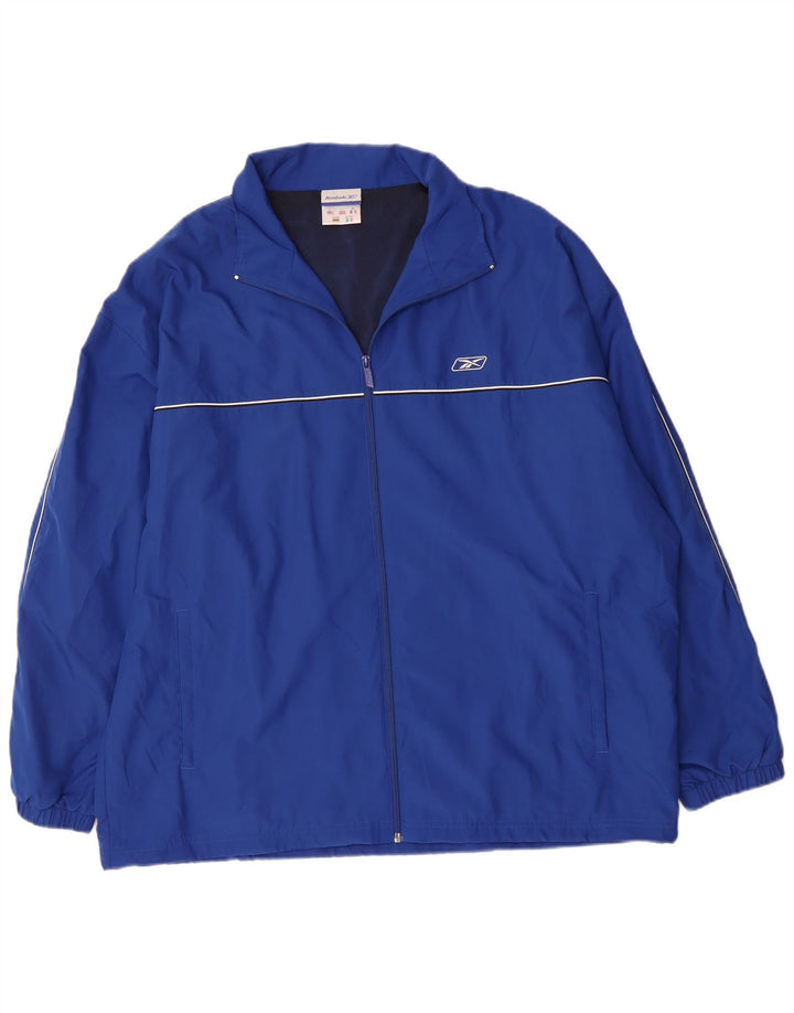 Ανδρική αθλητική φόρμα REEBOK Top Jacket Large Blue Polyester