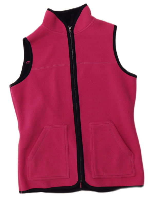 ST. BERNARD Girls Fleece Gilet 10-11 Years Pink Polyester