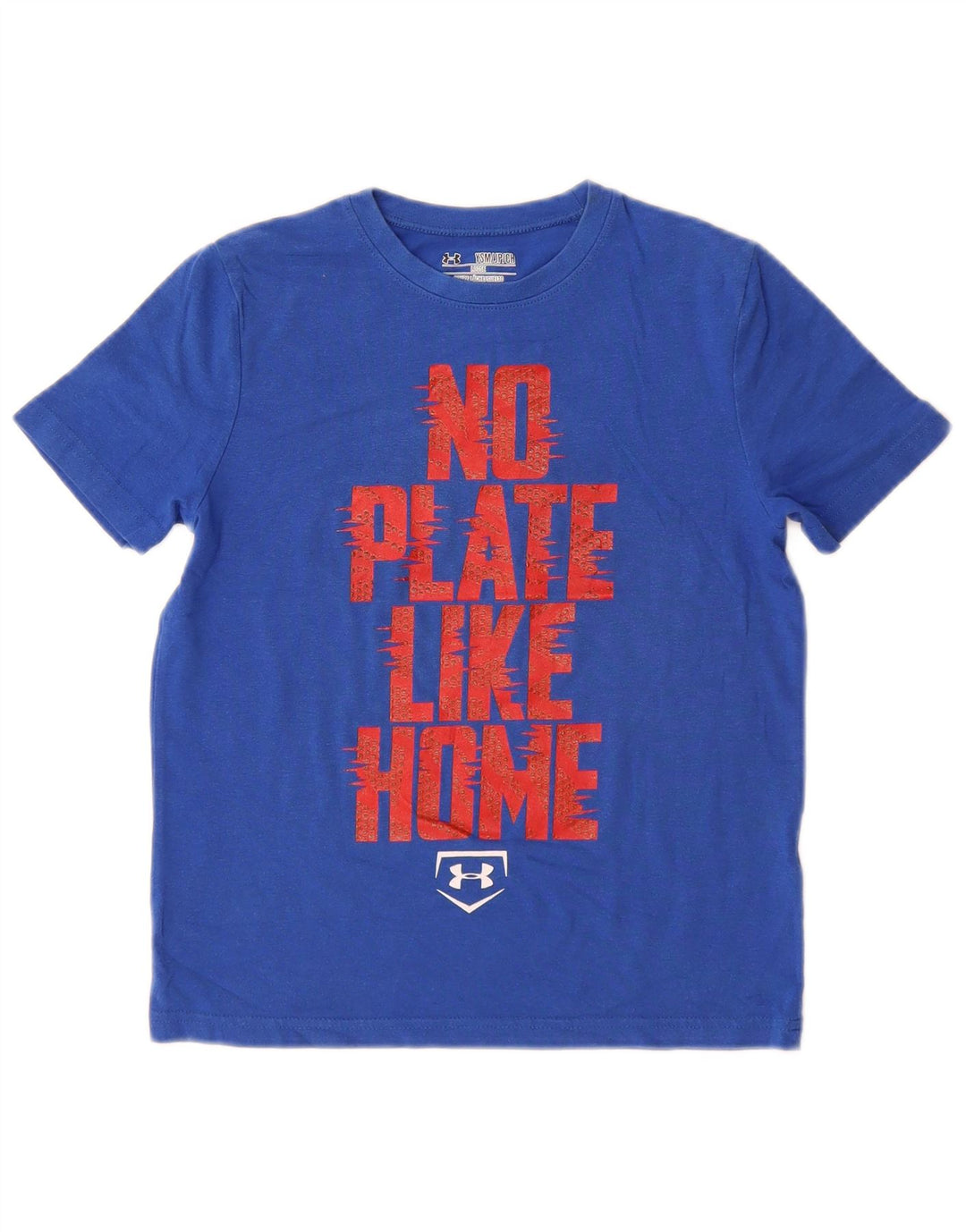 Γραφικό μπλουζάκι UNDER Armor Boys Heat Gear Top 7-8 ετών Small Blue