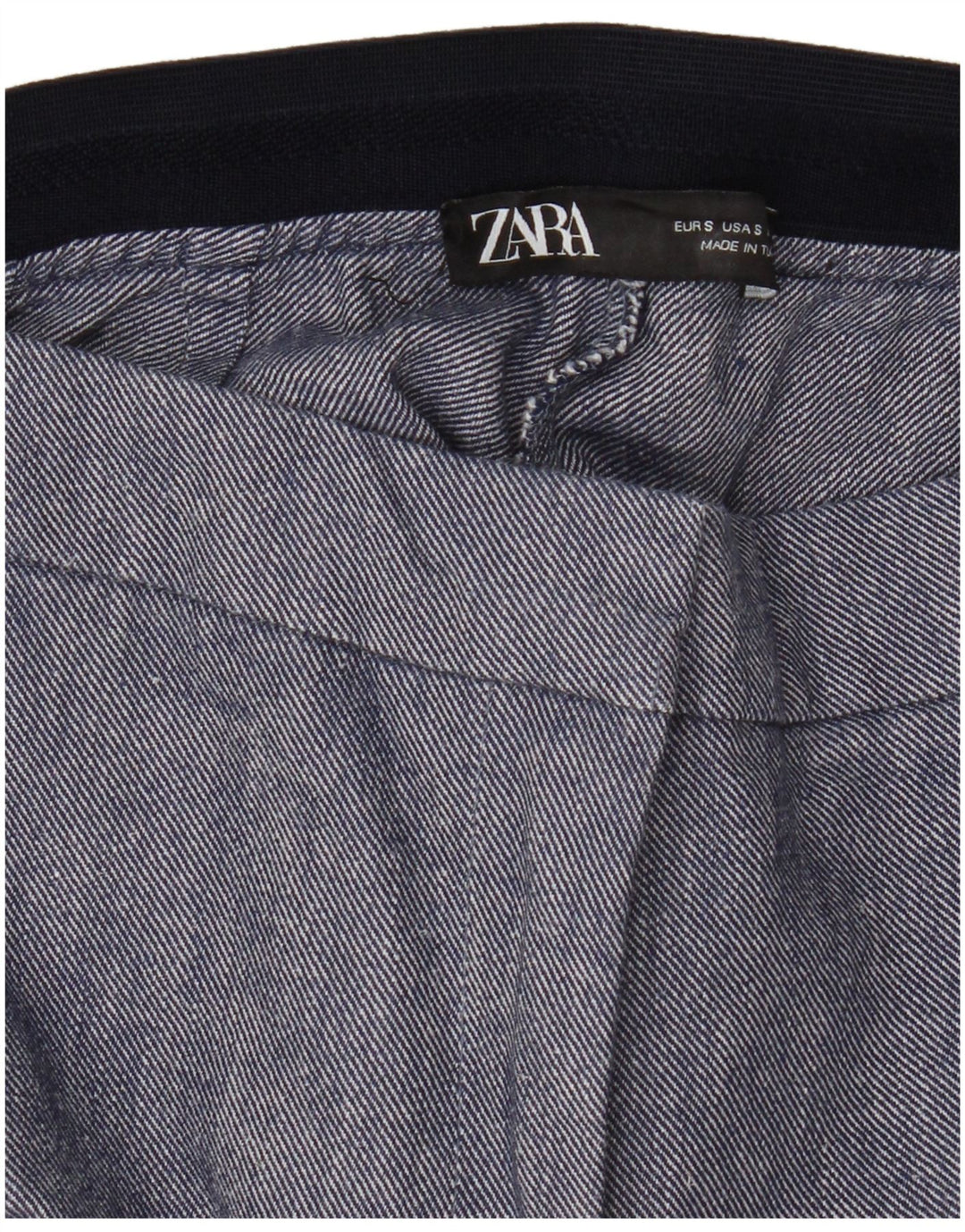 Zara Γυναικείο Slim παντελόνι Chino Small W26 L27 Blue