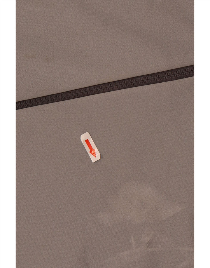 Ανδρικό πουλόβερ Berghaus με φερμουάρ με κουκούλα μεσαίου γκρι πολυεστέρα