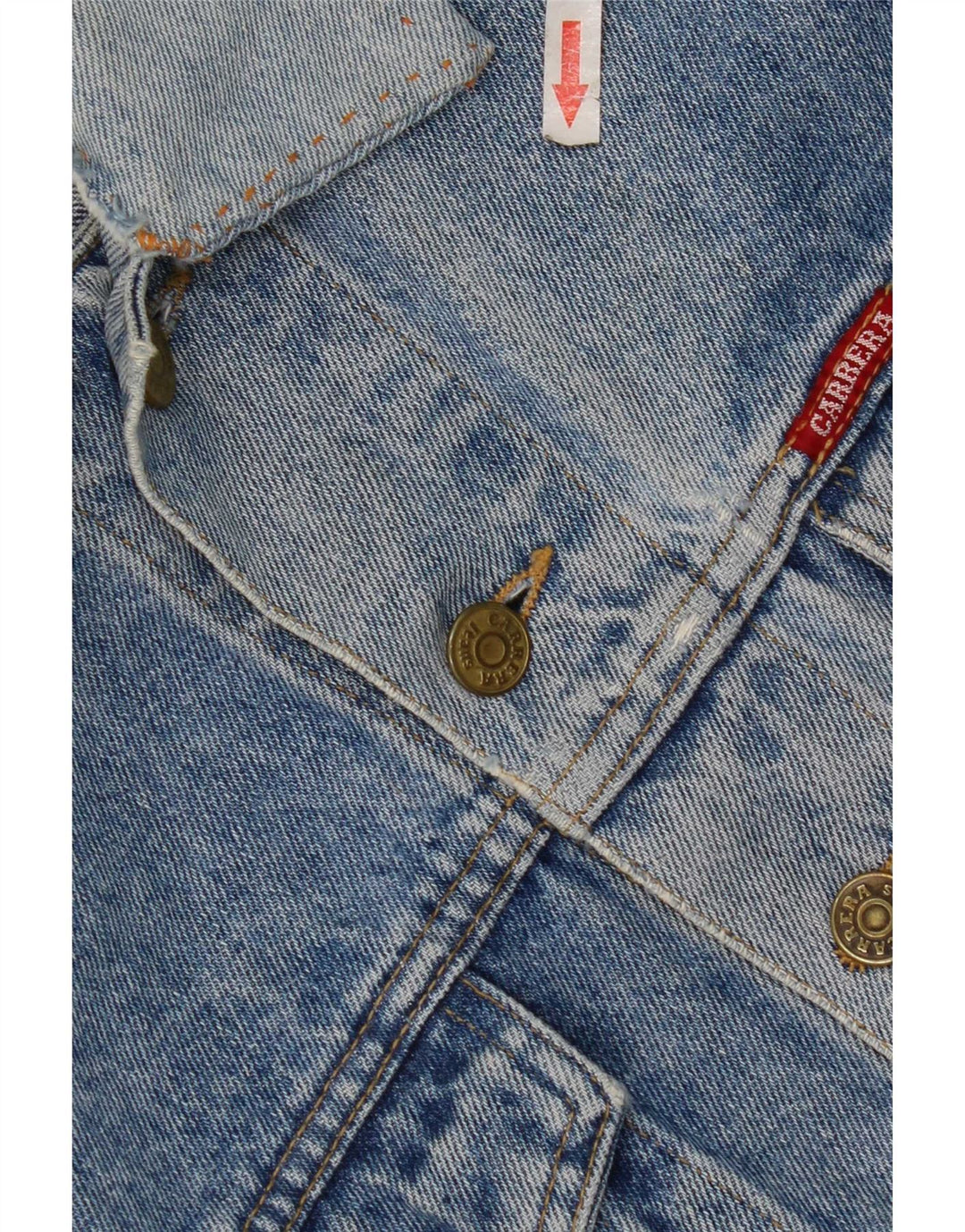 Ανδρικό τζιν μπουφάν Carrera Distressed UK 36 Small Blue Cotton